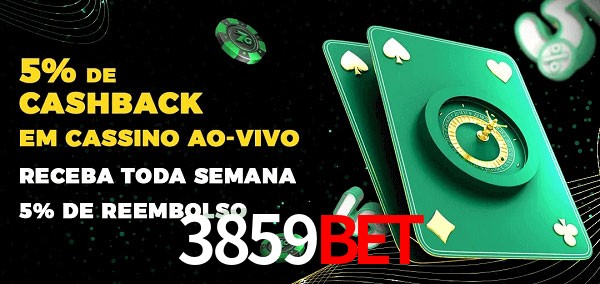 Promoções do cassino ao Vivo 3859bet